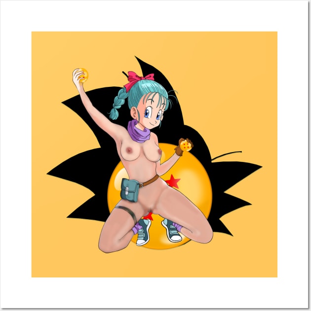 Bulma-HENTAI Wall Art by AnimeWorld